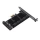 thumbnail image 4 of Tarjeta adaptadora de múltiples puertos, tarjeta adaptadora PCIE 1X para PC, tarjeta adaptadora de alta capacidad, 4 of 9