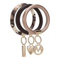 thumbnail image 1 of MKF Collection Porte-Clés en Cuir Vegan Jasmine pour Femmes par Mia K 3 Pcs, 1 of 1