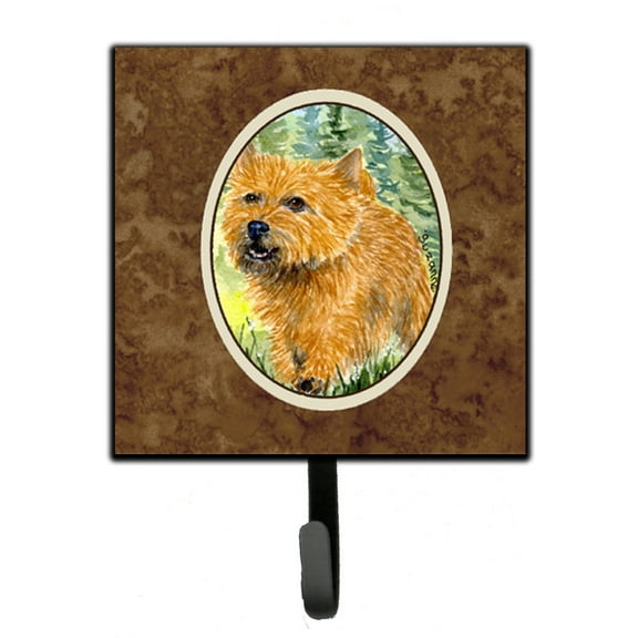 Carolines Treasures SS8878SH4 Norwich Terrier Leash Holder or Key Hook, Small, Multicolor