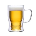 thumbnail image 1 of Tazas de vidrio con asa, transparentes, para café, té, color blanco, 550 ml, 1 of 13