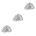 thumbnail image 1 of Advancent Ducha Gorros de baño Estampado de flores Impermeable Reutilizable Banda elástica Baño grueso Sombrero largo y corto Barbero Cocina Punto negro Type1 NO1 Advancent CBP384662, 1 of 6
