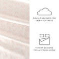 thumbnail image 5 of Noble Linens 4 Piece Pattern Microfiber Bed Sheets Set, Pink Classic in Pink, King, 5 of 11