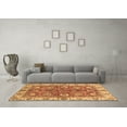 thumbnail image 3 of Ahgly Company Indoor Rectangle Abstract Brown Modern Area Rugs, 7' x 9', 3 of 4