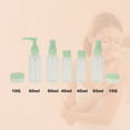 thumbnail image 2 of Unique Bargains 7 Pcs Travel Size Toiletries Bottles Containers Leakproof Squeezable Refillable Travel Container Set Green, 2 of 5