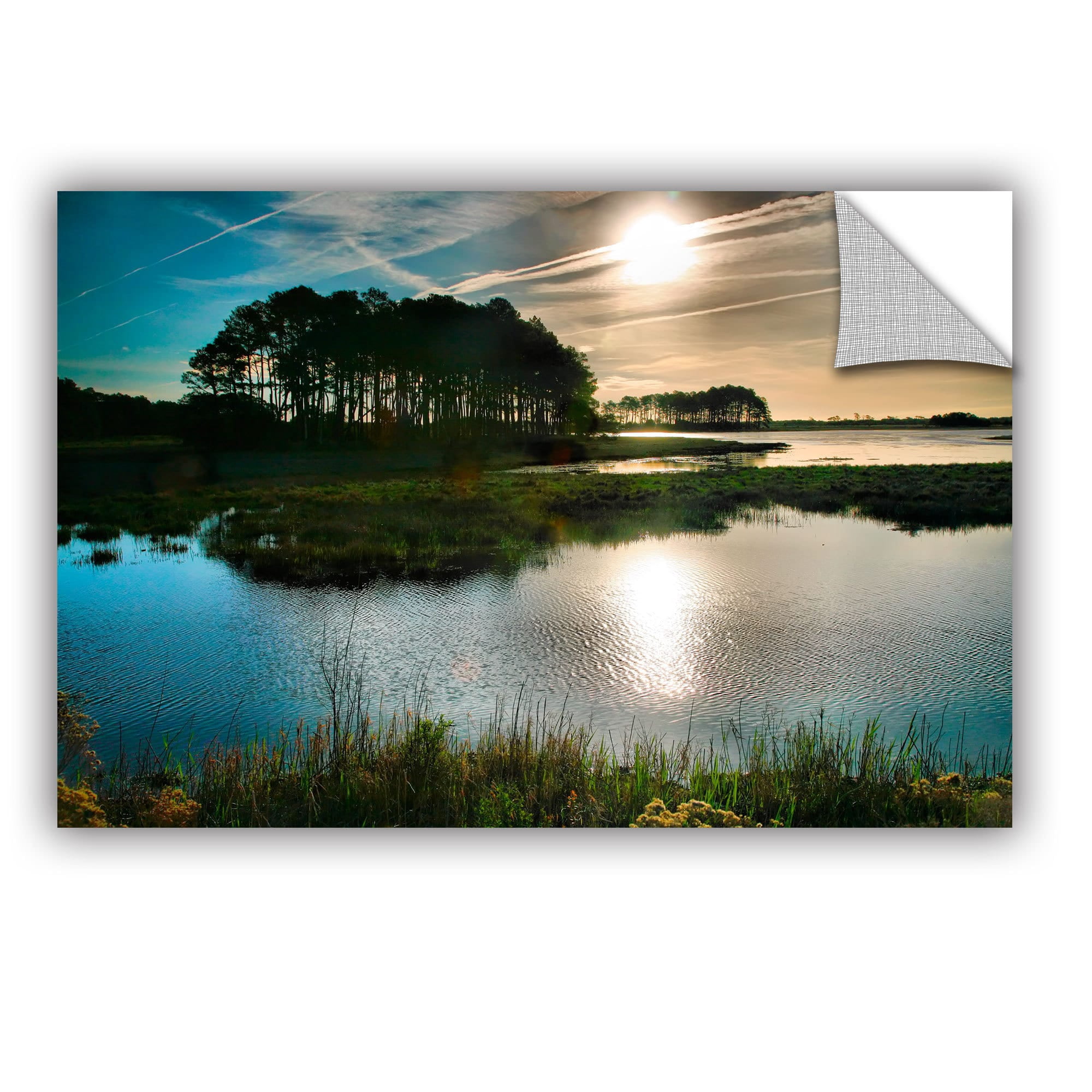 ArtAppealz Steve Ainsworth "Early Morning on Beach Drive I" Removable Wall Art