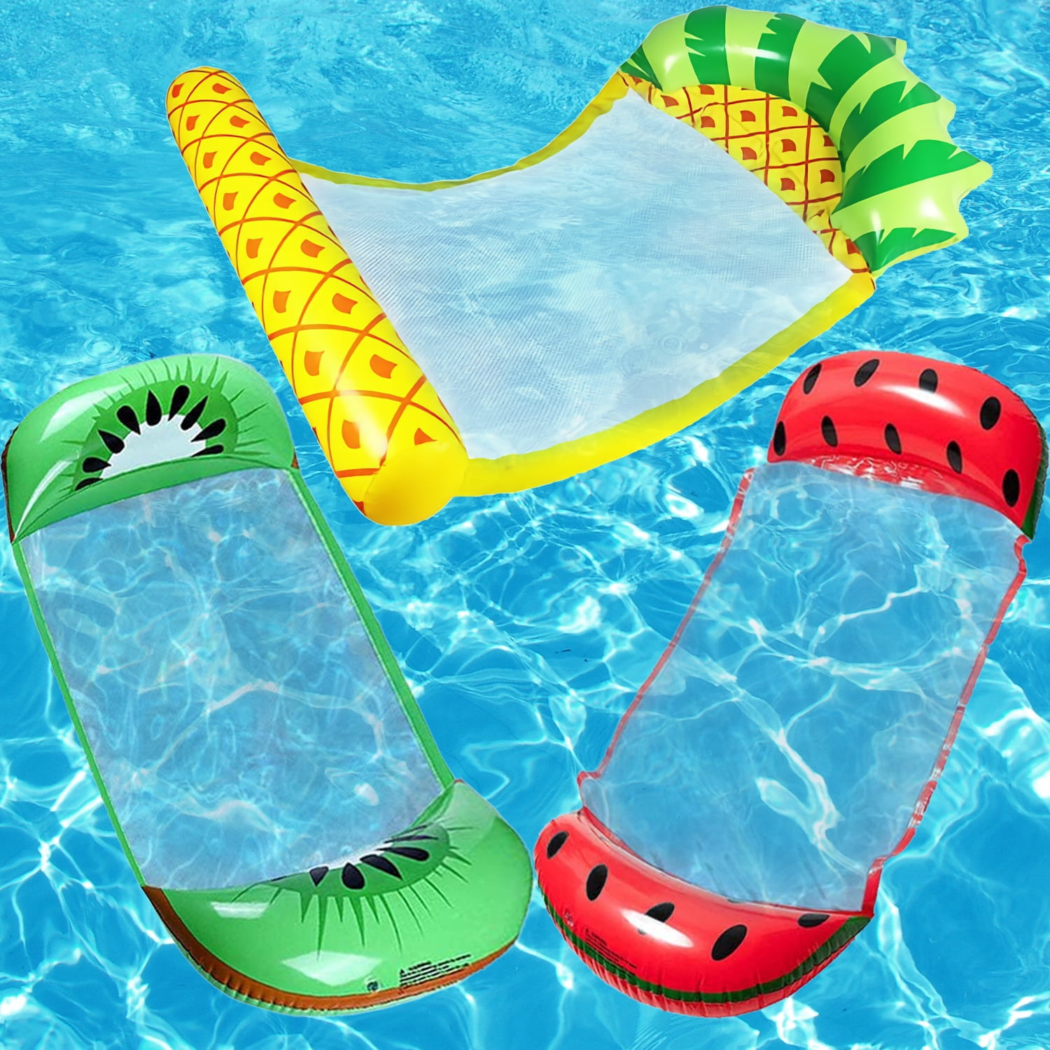 Edele Thickened Pool Floats 4in1 Inflatable Pool Floats Pool floaties