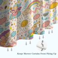 thumbnail image 6 of Fairy Princess Rainbow Pattern Shower Curtain 36"x72" ,Bathroom Decorative Shower Curtains Set with 12 Hooks,Modern Waterproof Washable Shower Curtain, 6 of 6