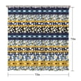 thumbnail image 5 of Waterproof Boho Style Shower Curtain 72x72 Inch Bohemian Colorful Floral Shower Curtains for Bathroom Hotel Home Decor with 12 Hooks, 5 of 5