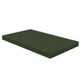 thumbnail image 3 of Faux Suede Foldable Mattress, Digitally Printed Weathered Texture, Portable Futon Mat Lightweight Sleeping Pad Spare Bedroom Guest Bed for Camping Dorms, Olive Green, King, by Ambesonne, 3 of 6