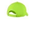 thumbnail image 2 of Port & Company Six Panel Unstructured Twill Cap-One Size (Lime), 2 of 4