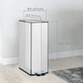 thumbnail image 2 of HOMCOM 5.3gal Garbage Bin, Stainless Steel Trash Can with Soft-close Lid, 2 of 9