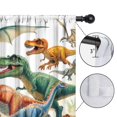 thumbnail image 4 of Blackout Kids Curtains,Cute Dinosaur Pattern Childrens Insulated Curtains Set Of 2,Bedroom Essentials,Toddler Room Decor 52x84in(132x213cm), 4 of 4