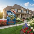 thumbnail image 2 of America 250th Birthday Garden Flag 12x18, 250 Years USA Celebrates Patriotic Yard Decor for 4th of July Veterans Day, 2 of 6