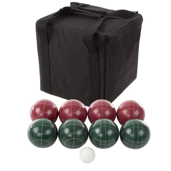 Trademark Games Bocce Ball Set with 8 Balls, Pallino, and Carrying Case