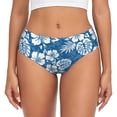 thumbnail image 1 of Fotbe Leaves And Flowers Calzones Estampados para Mujer – Ropa Interior de Algodón, Cómoda, Suave y Elástica-X-Large, 1 of 6