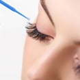 thumbnail image 3 of 100 uds, microcepillo desechable, aplicadores de bastoncillos de algodón, delineador de cejas, máscara de pestañas, extensión de pestañas, maquillaje, varillas de lápiz labial, maquillaje azul Inevent CE001469-03, 3 of 7