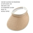 thumbnail image 2 of Luxalzxs Wide Brim Sun Visor Hats for Women Summer Beach Cap Sport Visors for Tennis Volleyball Running Jogging Cycling Fishing, 2 of 2