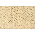 thumbnail image 1 of Ahgly Company Machine Washable Indoor Rectangle Contemporary Brown Gold Area Rugs, 8' x 12', 1 of 7