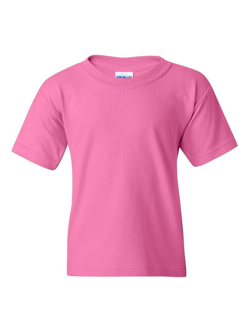 Gildan - Heavy Cotton Youth T-Shirt - 5000B - Azalea - Size: XS