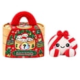 thumbnail image 7 of Christmas Dumpling Plush, Cute Stuffed Bun Toy With Bamboo Steamer Basket, Kawaii Holiday Gift, Red Candy Cane, 5.9 In, 7 of 7