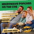 thumbnail image 2 of Poppin Cobs Microwave Popcorn DMF15 on the Cob (10 PK) (Original) Whole Popcorn Kernels, Individually Wrapped Healthy Pop Corn on the Cob with Bags, Gluten Free Fun Snack Perfect for Movie Nights, 2 of 3