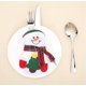 thumbnail image 4 of 12 Christmas Decorative Pocket Tablecloths Holiday Christmas Gifts (snowman), 4 of 5