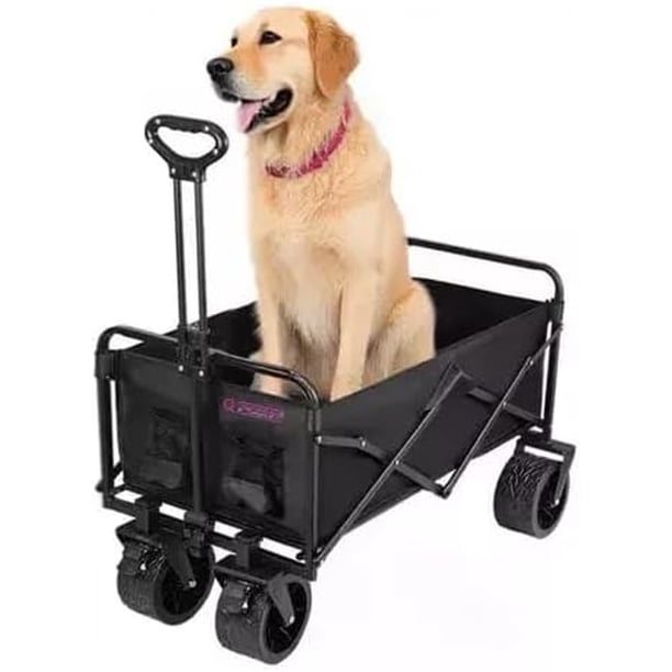 Carrito Multiusos Q Perrón Grande Plegable para Mascotas, Niños y Compras Resiste Hasta 150 Kg