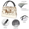 thumbnail image 4 of Easygdp Western Desert Cowboys1 Bolsa de Almuerzo Insulada Reutilizable, Bolsa de Mano y Bandolera para Oficina, Trabajo, Viajes, 4 of 6