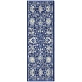 thumbnail image 3 of Nourison Whimsicle Floral Bohemian Navy Multicolor 2' x 6' Area Rug, (6' Runner), 3 of 8