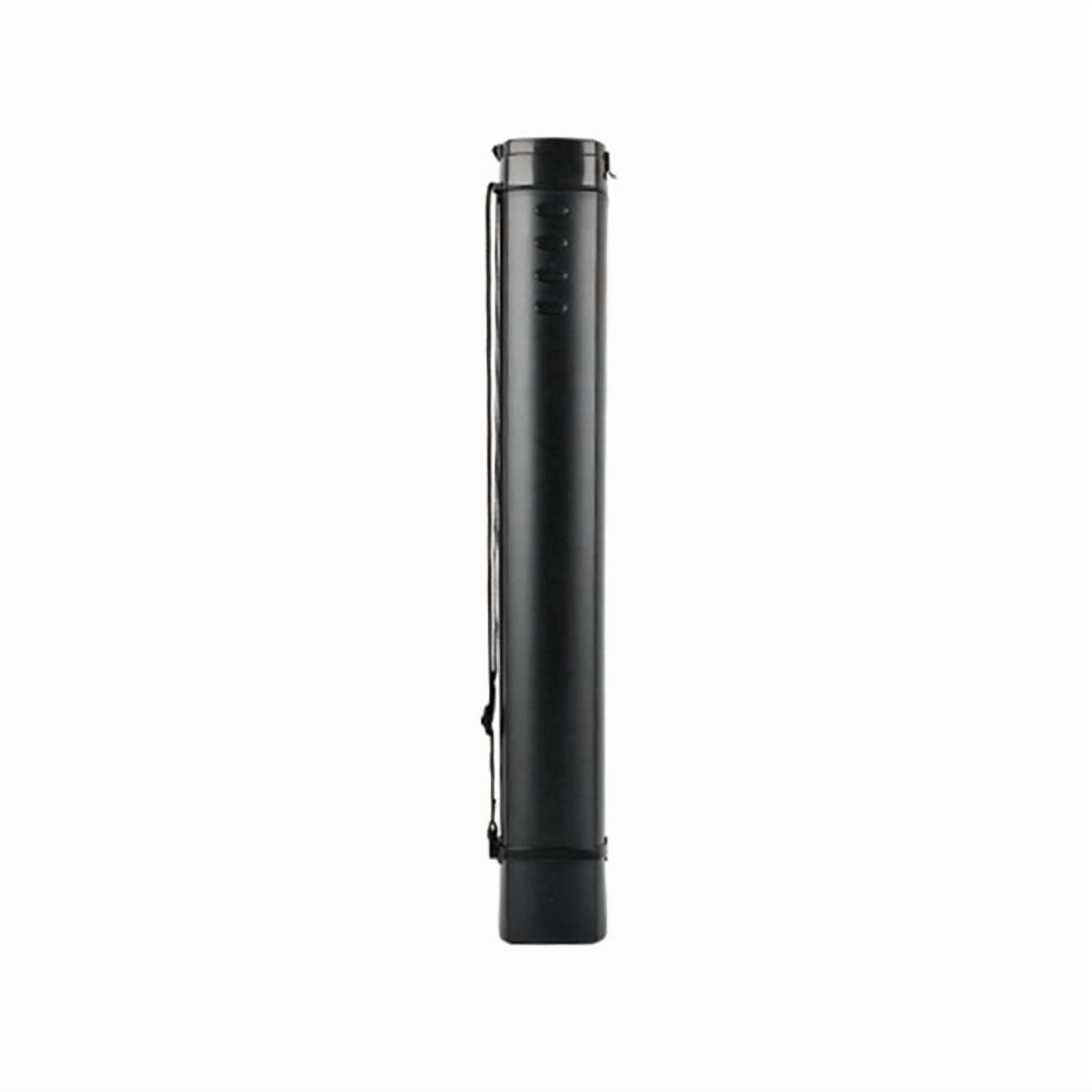 Outdoor Archery Storage: PP Telescoping for Recurve Bow Portable Back-Carry Tube Black