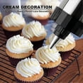 thumbnail image 5 of Professional Stainless Steel Pastry Syringe Biscuit Press Pastry Gun With 13 Biscuit Discs And 8 Nozzles, 5 of 5