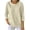 Z14 Khaki, variant on Waffle Knit Tops for Women Crewneck 3/4 Sleeve Shirts Loose Fit Lightweight Pullover Blouses Comfy Casual Fashion Fall Winter Clothes Purple,S