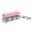 pink transparent, variant on Portable 3 Key Blue Switches Keyboards Tester Keychains Attachment for Mobile Anxieties Relief Clicking Toy