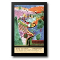 FrameToWall - Nichols Canyon (Met) 28x40 Framed Art Print by Hockney, David