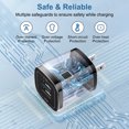 thumbnail image 6 of Type C Charger Block, Dual Port Wall Charger Adapter with 2pcs Type C Charging Cable 6FT, USB C Charger Fast Charging USB Brick Cube Power Base Charger Station Compatible for iPhone Samsung, Black, 6 of 8