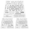 thumbnail image 3 of Clear , 3Pcs TPR English Alphabet Stamps Durable Clear Imprint,  Effect And Stamping Effect Transparent , For Diaries Photo Albums, 3 of 8