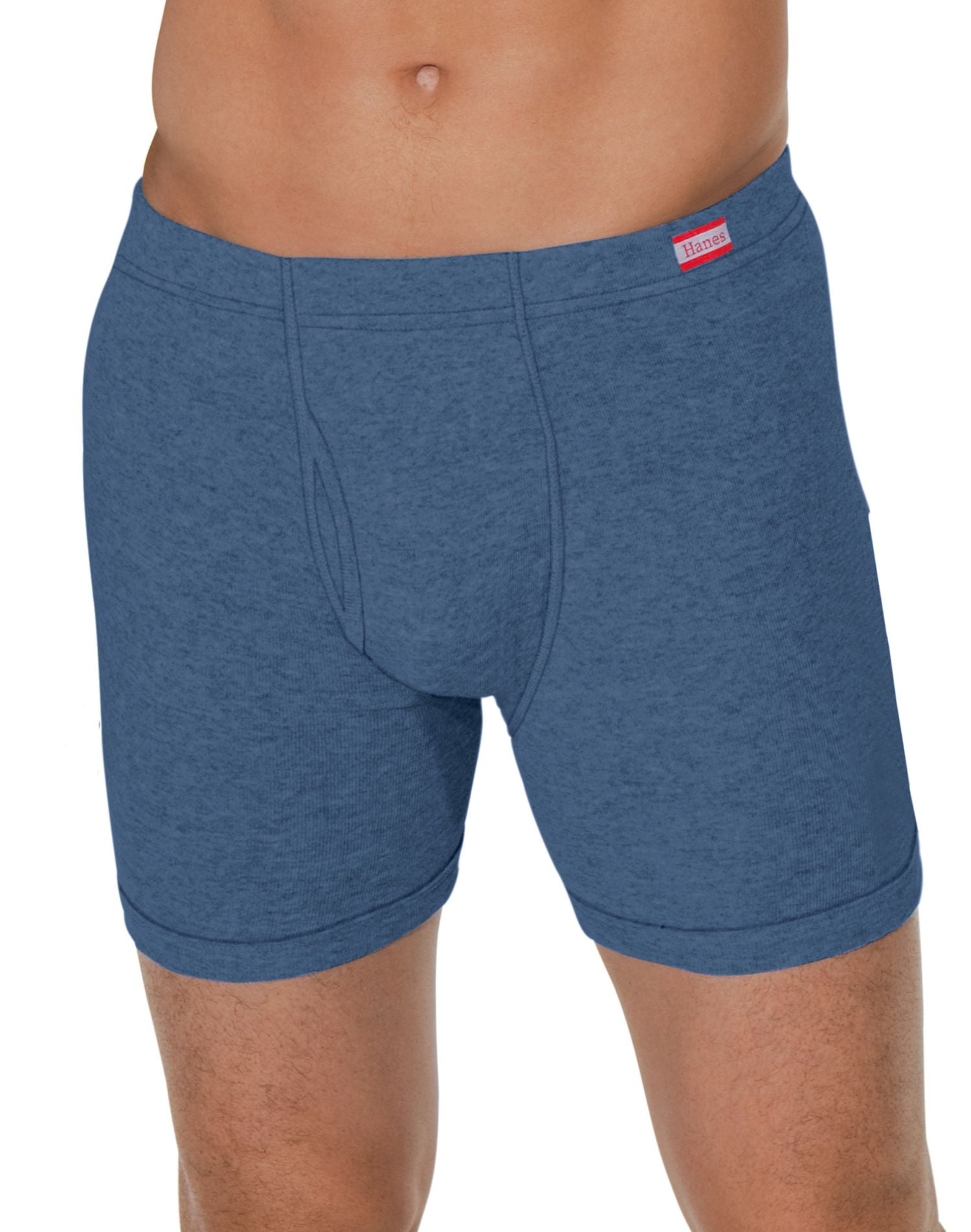 MODOQO Mens Underwear Regular Fit Ultimate Soft Cotton Boxer Brief 4-Pack