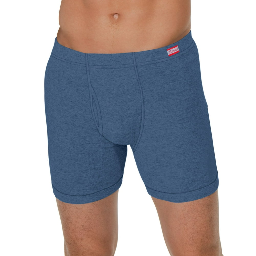 Hanes Big Men's FreshIQ ComfortSoft Waistband Boxer Brief, 4 Pack