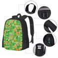 thumbnail image 3 of Balery St Patrick's Day6 Backpack for Men and Women - Durable 600D Oxford Cloth -Large Capacity, Water-Resistant School, Travel, and Hiking Bag, 3 of 7