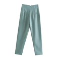 thumbnail image 1 of TRAF-ropa de oficina a la moda, pantalones de cintura alta para mujer, pantalones formales, trajes de oficina, pantalones lápiz, pantalones negros, rosas y blancos para mujer, 1 of 5