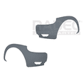 thumbnail image 1 of Par de EXTENSIÓNES PARA FASCIA KA 2002 al 2008 FORD Delanteras TONG YANG  ., 1 of 4