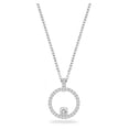 thumbnail image 4 of Collar con colgante Swarovski Creativity Circular White para mujer, 4 of 5