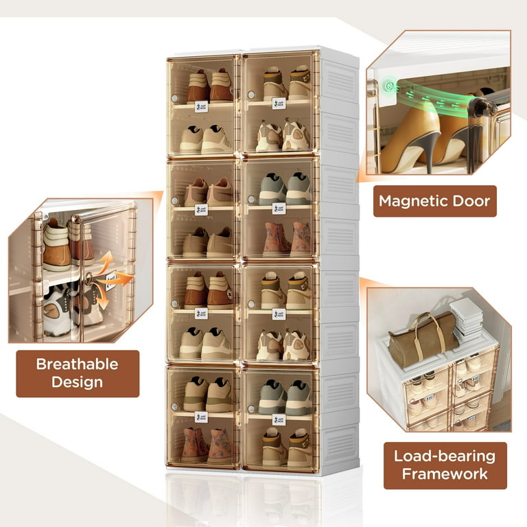 Amazon.com: 7 code Thicken & Sturdy Clear Shoe Storage