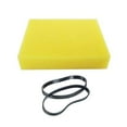 thumbnail image 1 of Replacement Part For Bissell Vacuum Cleaner 1 Filter Foam with 2 Flat Belt Models 2410, 24101, 2412, 3247, 3583, 35831, 35835, 3583R, 3918, 9595, 1243, 1816, 9595R, 9595A, 95953, 95954, 95956, 95957, 1 of 1