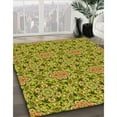thumbnail image 3 of Ahgly Company Machine Washable Indoor Rectangle Transitional Dark Bronze Brown Area Rugs, 3' x 5', 3 of 7