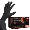 thumbnail image 1 of Guantes Jointown de nitrilo negro, 10 mil, alta resistencia, talla grande, 100 piezas, 1 of 6