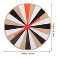 thumbnail image 3 of Rotating Game Wheel for Parties and Decor Made of PVC Assorted Color Lightweight and Durable 10 Inches, 3 of 8