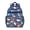 Blue-84, variant on Nautical Shark And Whale Students Backpack, Underwater Marine Life Ocean Tropical Sea Abstract Funny Cute Design