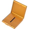 thumbnail image 1 of Folio Cigarette Case, Metal Cigarette Case, Can Hold 20 Cigarettes, Gold, 1 of 4