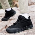 thumbnail image 6 of NOKIO Men Knit Walking Sneakers Breathable Wide Toe Athlet𝗂c Shoes with Adjustable Elastic Strap, Non-S𝗅ip Durab𝗅e Hiking Shoes Summer Lightweight Running Shoes for Back to College, 6 of 8